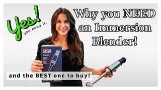 Why you NEED an immersion blender and the BEST one to purchase [upl. by Lil]