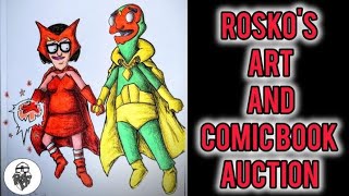 Roskos Art amp Comic Book AuctionClaim Sale [upl. by Hoem367]