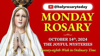 MONDAY HOLY ROSARY ❤️ OCTOBER 14 2024 ❤️ JOYFUL MYSTERIES OF THE ROSARY VIRTUAL holyrosarytoday [upl. by Leakcim]