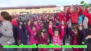 Ahotsu flashmob Olabide ikastola [upl. by Brainard]