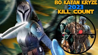 Star Wars Bo Katan Kryze 2023 Kill Count [upl. by Unni332]