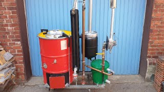 HolzverGASer kpl Aufbau und Betrieb Woodgas Gasifier DIY [upl. by Arym587]