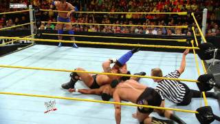 WWE NXT OBrian amp Kozlov vs Young amp Guerrero [upl. by Rubia]