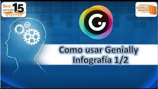 Cómo hacer una infografía en Genially 12 [upl. by Loralie]