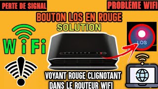 Comment Régler Le problème De Los En Rouge Dans Les modems et les routeurs wifiPerte de signal wifi [upl. by Alhak]