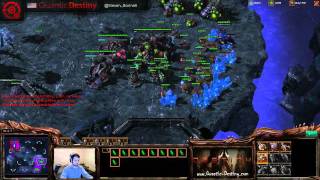 QxGDestiny Z vs Censored Z  Starcraft 2 Ladder [upl. by Atselec]