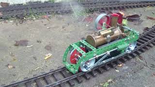 Meccano steam train  real steam [upl. by Harwell476]