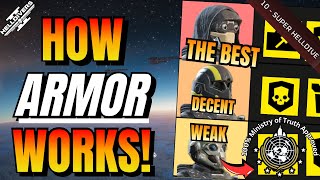 Which Armor is Best How Armor Works amp Armor Passive Tierlist for Helldivers 2 [upl. by Maiocco]