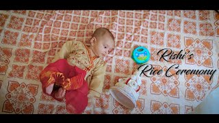 Rishis Rice Ceremony  Mukhebhat  Bengali Annaprashan Video [upl. by Pontus]