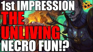 The Unliving 1st Impressions New Demo Available On Steam Is It Fun Fan Of Necromancers Lets Go [upl. by Osric]