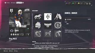 NCAA 25 Ultimate Team NMS Conference Stories 84 Ovr King Mack [upl. by Yv]