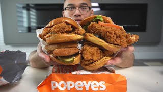 ALL OF POPEYES CHICKEN SANDWICHES [upl. by Peltier621]