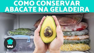 COMO CONGELAR ABACATE 🥑 truques para não oxidar [upl. by Sedinoel]