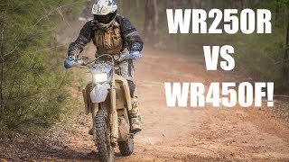 WR250R VS WR450F WR250R Rally Part 6 [upl. by Enelyt]