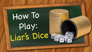 How to play Liars Dice [upl. by Nitnert]