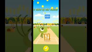 I got 6 sixs in 6 balls for the first time cricket gaming viral shortsyoutube [upl. by Mikihisa]