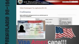 Como diligenciar el Formulario de Visa americana DS 160  LocoLand [upl. by Kristopher]