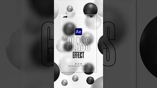 Create Cinematic Glass Morphism Effects in After Effects [upl. by Naitsirc]