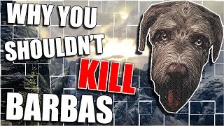 Why You Shouldnt Kill Barbas  Hardest Decisions in Skyrim  Elder Scrolls Lore [upl. by Anehsak760]