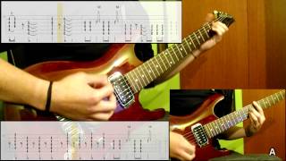 Weezer  Say It Aint So Guitar Cover Play Along Tabs In Video [upl. by Assel]