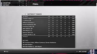 ASTROS vs TIGERS [upl. by Libys]