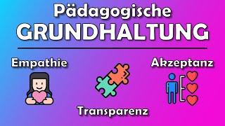 Pädagogische Grundhaltung  Erzieherwissen [upl. by Nic949]