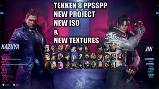 TEKKEN 8 PPSSPP NEW ISO amp NEW TEXTURES AND STAGES ON PC AND MOBILE [upl. by Amsa834]