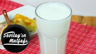 Ayran Nasıl Yapılır  Tek Kişilik Ayran Tarifi  Öğrenciler İçin [upl. by Aidnyl]