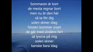 Tomas Ledin Sommaren är kort Lyrics [upl. by Aivon10]