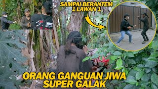 VIRAL DIBEKASI  BANG EGO SAMPAI KEJAR KEJARAN DENGAN ODGJ SUPER GALAK INI  EGO ANDRIANO [upl. by Wernda]