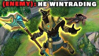 AP Nasus got the enemy screaming quotWINTRADERquot [upl. by Lleruj941]