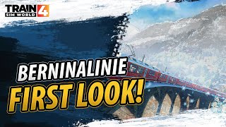 FIRST LOOK  Berninalinie Tirano  Ospizio  Train Sim World 4 [upl. by Medina341]