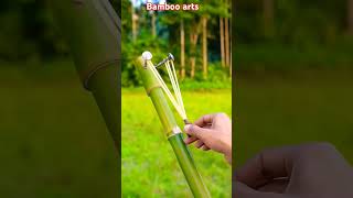 Bamboo creation new slingshot with rover and 📌📍 archery bamboo diy bambooart toys shorts [upl. by Zilevi665]