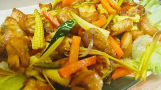 Cara masak tongkeng ayam goreng kunyit [upl. by Dekow]