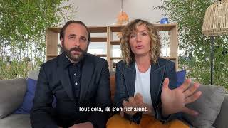 Interview de Vincent Macaigne et Cécile de France  FESTIVAL DE CANNES 2023 [upl. by Nahsaj]