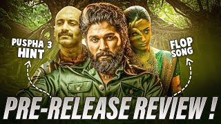 Pushpa 2 Review Before Release 😱  Pushpa 2 Records  Allu Arjun  Sukumar  Fahadh Faasil [upl. by Popelka]