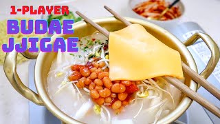 How to 1PERSON Budae Jjigae  Korean Army Stew [upl. by Durstin312]