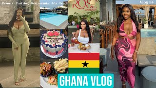 GHANA TRAVEL VLOG  My Lit Birthday in Accra  Things to do Beaches Partying [upl. by Noryv]