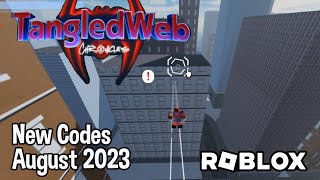 Roblox TangledWeb Chronicles New Codes August 2023 [upl. by Brittney249]