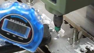 Proxxon MF70 CNC Mill  Full CAD  CAM  MILLING process for an alluminum key chain gift [upl. by Pepi]