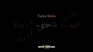 Taylor Series Is So Interesting😍🔥 youtubeshorts ytshorts shorts [upl. by Nalehp297]