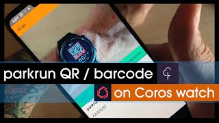 parkrun barcode on your Coros watch [upl. by Sama]