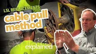 Lead Service Line LSL Replacements Cable Pull Method Explained [upl. by Nrubyar]