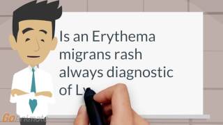 Is erythema migrans rash diagnostic Lyme disease [upl. by Ahseenyt]