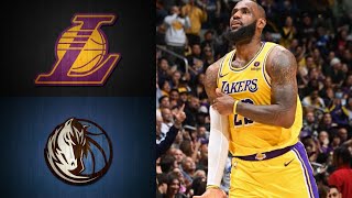 Lakers vs Mavericks  Lakers GameTimeTV  Lakers Team Highlights [upl. by Aniuqahs]