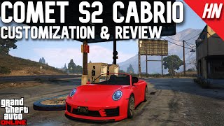 Comet S2 Cabriolet Customization amp Review  GTA Online [upl. by Ahsiemaj794]