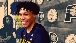 Enrique Freeman  First Pacers interview Summer League 2024 [upl. by Ginnifer331]