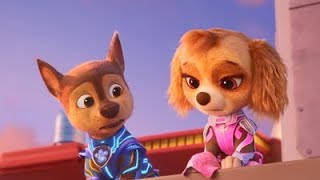 PAW Patrol The Mighty Movie Skye tells Chase her backstory [upl. by Arekahs]