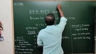 KSET EXAM 13124 Official Answer Key Released and NET June 2024 Planning [upl. by Caasi697]