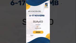 Fechas UNAM SUAyED Convocatoria septiembre 2024 [upl. by Sheng]